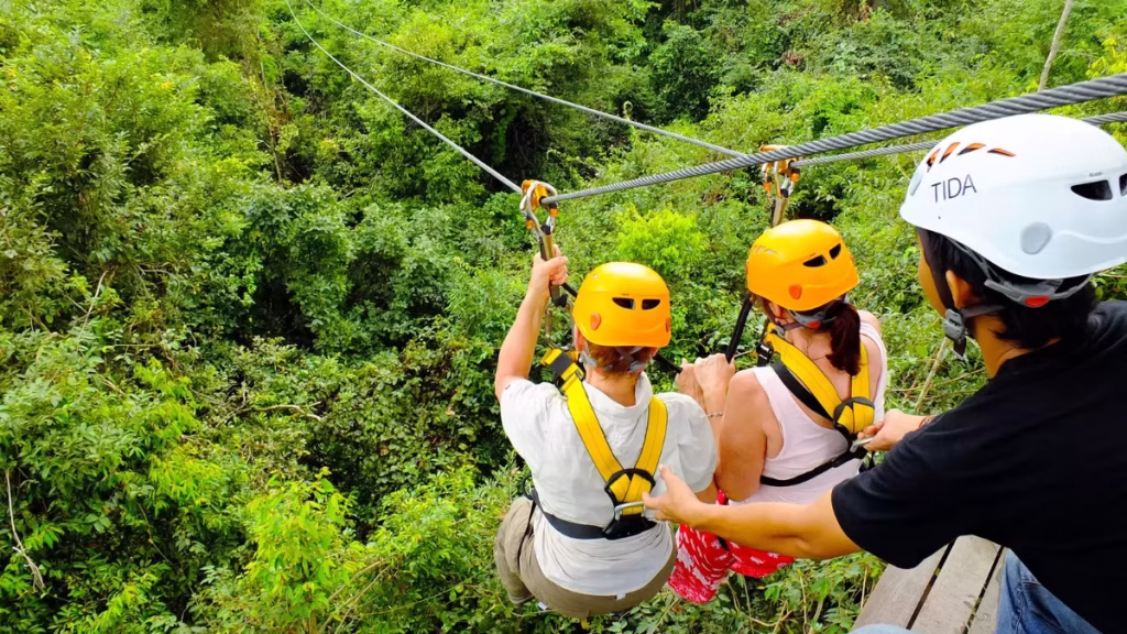 Angkor zipline eco-adventure canopy tour